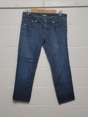 Lilly Pulitzer Palm Beach Fit Straight Leg Jeans in Medium Blue Denim